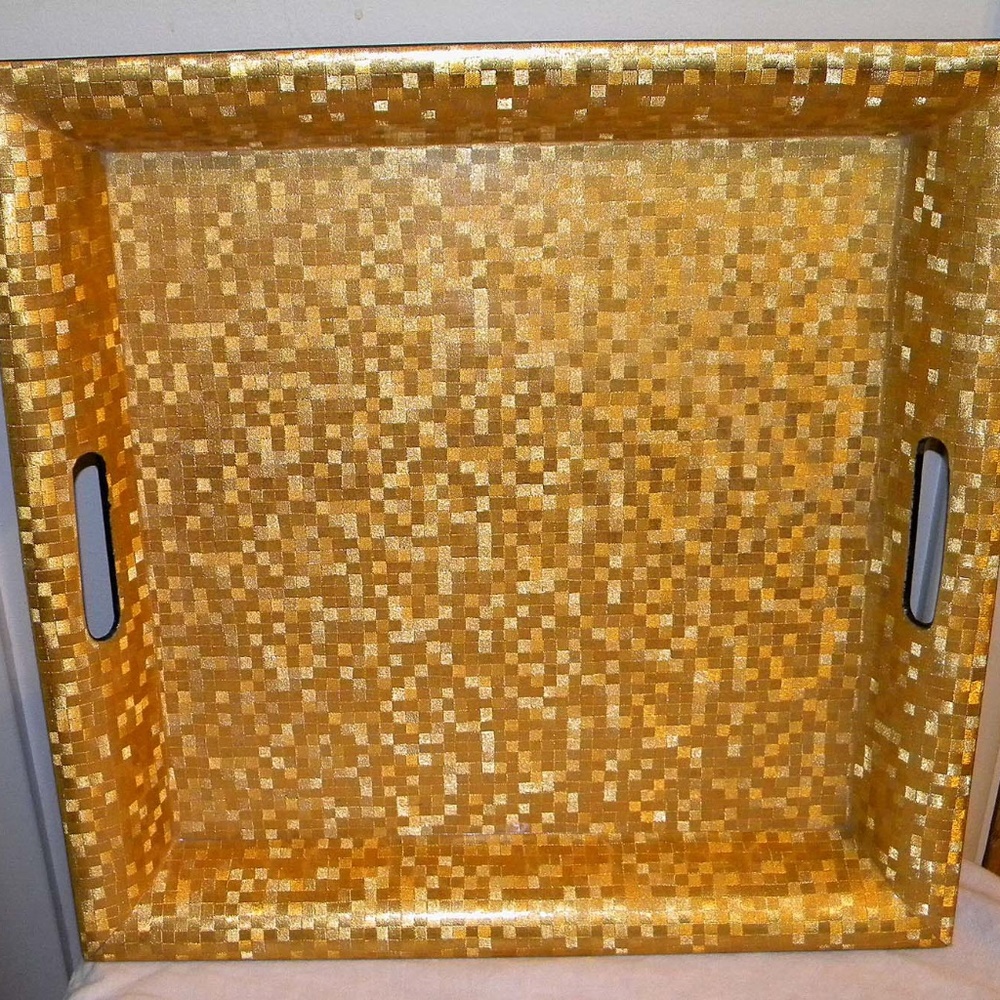 Serving Tray Gold